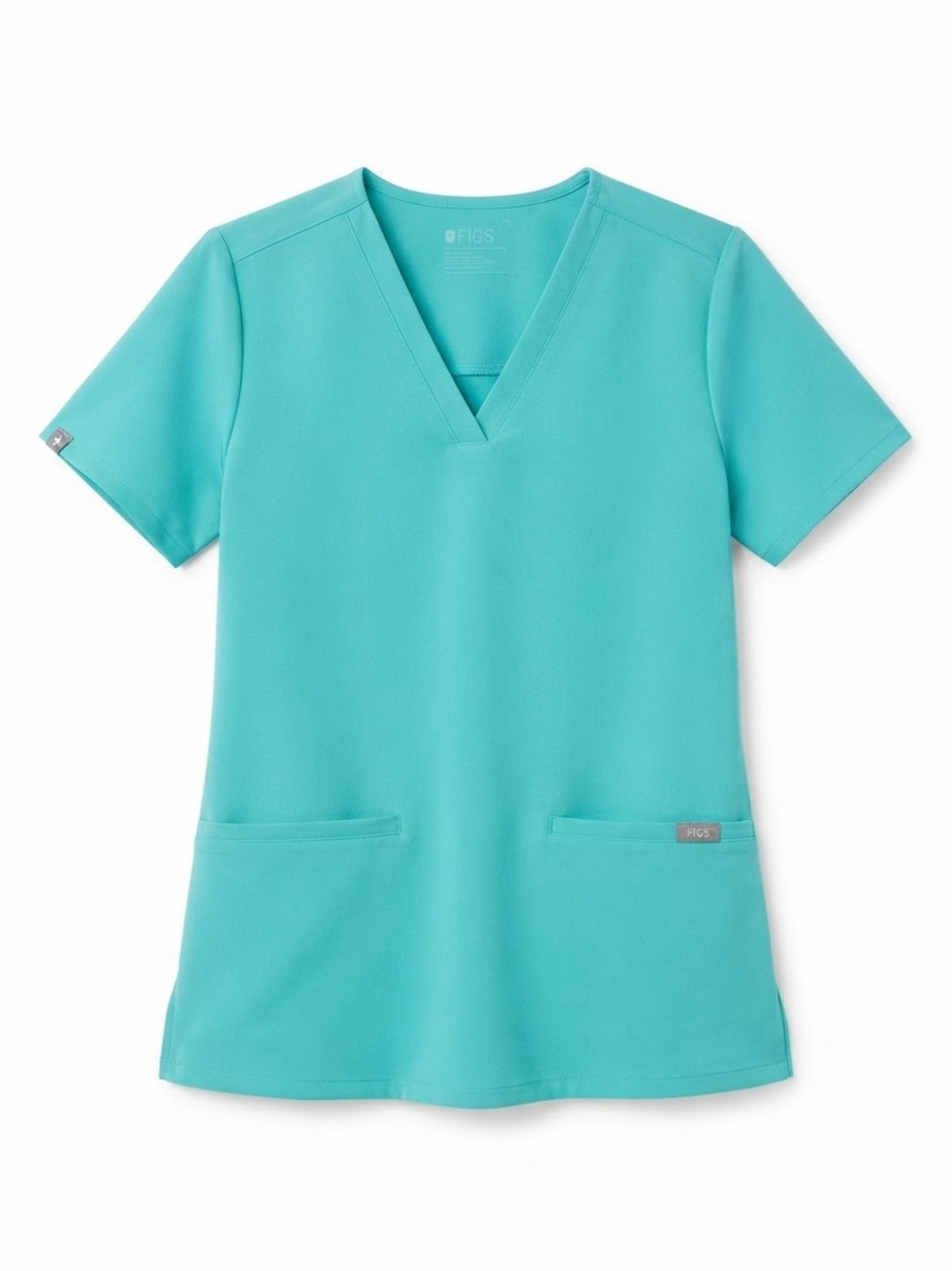 FIGS Catarina One-Pocket Scrub Top - color Deep Reef, blue Women's Size L FW1100